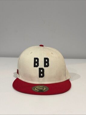 Black Barons Embroidered Two-Tone Baseball Cap Negro League 7 1/4